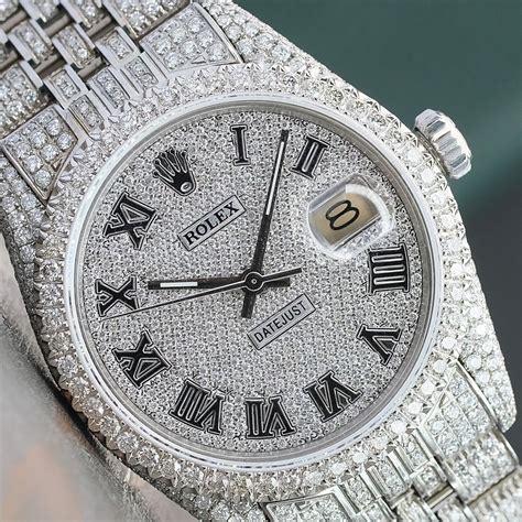 rolex datejust iced|fully iced out rolex watch.